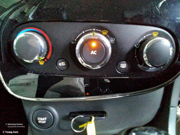 2015 RENAULT CLIO HEATER AC CONTROLS
